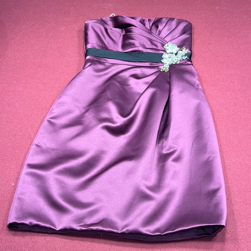 Purple prom dress